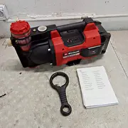 Einhell bezvadu dārza sūknis Aquinna 36/38 F Led. 2X18V Sarkans/Melns. bez akumulatora un lādētāja Cordless garden pump 36Volt red/black. without battery and charger