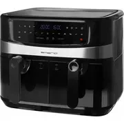 Emerio Air Fryer Af-126672.4 Double 9 l Autonomous 2400 W Hot Black Frytkownica frytkownica Autonomiczny na powietrze Czarny