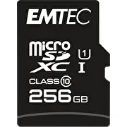 Emtec mSD 256Gb Uhs-I U1 Elitegold karte adapteris Karta Adapter