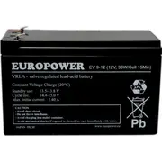 Europower Ev akumulators 12V 9Ah Akumulator