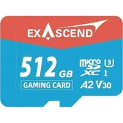 Exascend Gaming Uhs-I micro 512Gb atmiņas karte Karta
