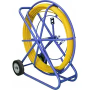 Extralink Kabeļa Velkšanas Stiens 10Mm 100M Stikklšķiedras Tālvadības Pults Velkšanai Dzeltens Cable Pulling Rod Pilot Szklanego Do Kabli