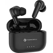 Forcell F-Audio austiņas Super Clear Calls bezvadu bluetooth Tws Anc Enc Dongle black Bezprzewodowe czarne