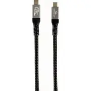 Gembird Usb-C  Usb-C Usb Kabelis melns un pelēks Kabel Usb Usb-C Czarno-Szary Ccbp-Usb4-Cmcm240-1.5M