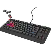 Genesis tastatūra spēlētājiem Thor 230 Tkl Lite Us varavīksnes mehāniskā Outemem Red Black Hot Mwap Klawiatura Dla Graczy Rainbow Mechaniczna Outemu Czarna Swap