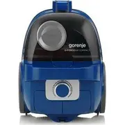 Gorenje putekļu sūcējs putekļsūcējs Vcea01Gacbucy Bezmaisu. 800 W jauda. L ietilpība. zils Odkurzacz Bezworkowy. moc W. kurzu L. niebieski