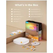 Govee H80A4 12 collu rgbww rgbic kvadrātveida viedais griestu gaisma 12Inch Rgbww Rgbic Square Smart Ceiling Light
