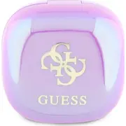 Guess Bluetooth austiņas Gutwsj144Esu Tws dokstacijas violets/purpursarkans zaigojošs 4G drukāts logotips Headphones Docking Station Purple/Purple Iridescent Printed Logo