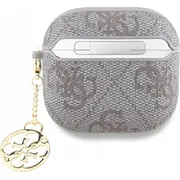 Guess Gua4G4Gsmp Airpods 4 vāciņš rozā/rozā 4G Charm kolekcija Cover Collection