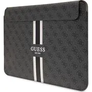 Guess Sleeve futrālis Gucs14P4Rpsk 14 melns/melns 4G apdrukātas svītras Etui czarny/ black Printed Stripes