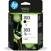 Hp 303 2 iepakojumu melna/trīskrāsu tinte Tusz 2-Pack Black/Tri-Color