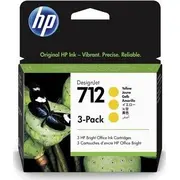 Hp Ink 712 3 iepakojumu 29 ml dzeltenā Designjet tinte Tusz Atrament 3-Pack 29-Ml Yellow