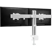 Inline alumīnija monitora galda stiprinājums 2 monitoriem līdz 32. 8Kg Aluminium monitor desk mount for monitors up to