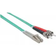 Intellinet Network Solutions Om3 optiskās šķiedras plākstera vads 50/125 Mm St-Lc Duplex 1M 751117 Patchcord