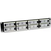 Intellinet Network Solutions Patch panelis Utp Cat6 48 porti. 2U. melns 560283 Panel Rj45. czarny