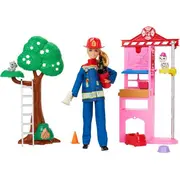 Karjeras lelle Bārbija Mattel. Ugunsdzēsēja Hrg55 Lalka Barbie Mattel Kariera.