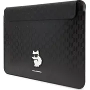 Karl Lagerfeld futrālis piedurkne Klcs14Sakhpck 14 melns/melns Saffiano Monogram Choupette Etui Sleeve czarny/black