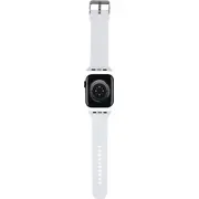 Karl Lagerfeld Siksna Klawmslknh Apple Watch 38/40/41Mm balta/balta siksniņa 3D Gumijas Head Pasek strap Rubber