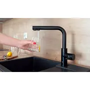 Kfa Duero Pure Basic virtuves jaucējkrāns Virtuves Iekārtas Ar Ūdens Filtrācijas Funkciju Hidrofiltrs. Melns Bateria kuchenna Kuchenna Filtracji Wody Filtr Hydro. Czarna