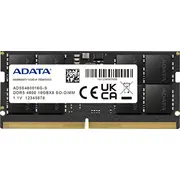 Klēpjdatora atmiņa Adata Sodimm. Ddr5. 4800 Mhz. Cl40 Ad5S480016G-S Do laptopa Gb.