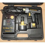 Kompakts un viegls 18 V Panasonic wkaster. kas iekļauts komplektētajā lādētājā 2 X Aku 3.0 Ah Kompaktowa lekka Ey1Dd1J18D. zestawie aku