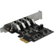 Kontroler Delock 90304 Pcie x1 4X Usb