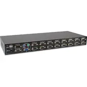 Levelone Kvm-3216 slēdzis Kvm Rack montāžas iespējas Melns Montowania Czarny