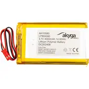 Akumulator Li-Po Lp805080 Akyga Aky0580 3.7V / 4000Mah Pcm złącze Jst 2-Pin 150Mm