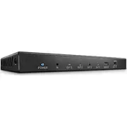 Lindy Splitter Hdmi 2.0 4 Port 18G melns Czarny
