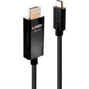 Lindy Usb-C  Hdmi kabelis melns 43292 Kabel Usb Usb-C Czarny