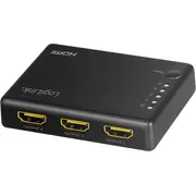 Logilink Hdmi sadalītājs ports. 4K/30Hz. schlank. schw. Hdmi-Splitter 1X4-Port.