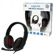 Logilink stereoaustiņas. melnas Hs0033 Stereo Czarne