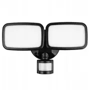 Maclean Led sienas lampa. ar Pir sensoru. 20W. 1500Lm. Ip65. neitrāli balts 4000K. melns. Mce524 B Lampa Maclean. czujnikiem Pir. neutral white czarna.