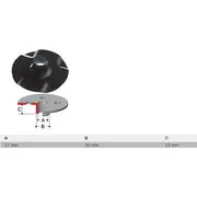 Makita veidne 30Mm Szablon Rp1801/Rp1800/Rp2301/Rp2300/Rp3612/Rp0900/3620/Rt0700 M164471-6