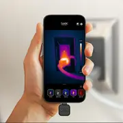 Meklējiet termisko nano 300 attēlveidošanas kameru Apple iOS zibens. precīza siltuma kartēšana 320X240. Seek Thermal Kamera termowizyjna Nano dla Lightning. precyzyjne mapowanie cieplne 25Hz