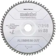 Metabo Piła Tarczowa Fz/Tz 216X30X58Z Aluminium Cut Professional