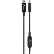 Microconnect Usb kabelis Mc-Usb3.0Ab10Op 10 m 3.2 Gen 2 3.1 A B Melns Kabel kabel Czarny