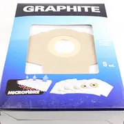Mikrošķiedras grafīta putekļsūcēja maiss putekļsūcējam 59G607 5 gab. 59G607-145 Worek do odkurzacza Graphite mikrofibry 5Szt.