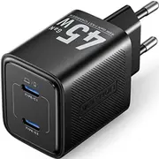 Mobilā Lādētāja Siena 45 W Usb-C/2P Melns Fefb0-Eu Vention Mobile Charger Wall 45W Black