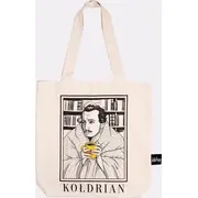 Nadwyraz.com Ecru kokvilnas soma Kołdrian Torba ecru
