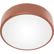 Orno Ovo Led griestu lampa. 43W. 4000K. 4750Lm. vara tērauds. matēta stikla abažūrs. Ip20. 400 Lampa sufitowa plafon Led. miedziana stal. klosz szklany matowy.