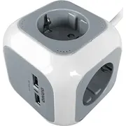 Orno Paplašināšanas Kabelis 2P Ar Lādītāju 2 X Usb. 1.4 M Gs Krotny Or-Ae-13144Gs