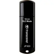 Pendrive Transcend zibatmiņas disks Jetflash Jf180I. Slc. Usb 3.0 R155/W135 Mb/S. plata temperatūra. melns Flash Disk 16Gb wide-temp.