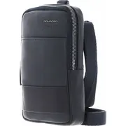 Piquadro Piquadro. soma. plecu zila. vīriešiem. 18 x 12 2.50 cm vīriešiem Bag. Shoulder Blue. For Men. Men