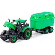 Polesie Traktora Dzīvnieku Piekabe 40X12X17 Wader P Wb8 Traktor Przyczepa Zwierz