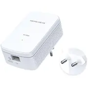 Powerline adapteris Tp-Link Mercusys Mp500 Kit Av1000 Gigabit sākuma komplekts Adapter powerline Starter
