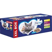 Preventital ar vistu. teļa gaļu. lasi un aknām mērcē kaķu barība 48X100G Prevital kurczakiem. sosie karma dla kota