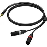 Procab kabelis kabelis. M stereo ligzda līdz 2X Xlr Kabel Pra712/3. jack 3.5Mm do 3M