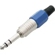 Pūšanas kabelis 10 gab. Jack 6.3 St Metal Blue Hq 1Ph Kabel Blow szt. Wt.jack Niebieski