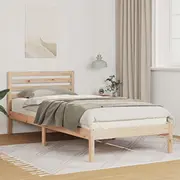Gultas rāmis Brūns 80 x 220 cm Priedes masīvkoks Lumarko Ramka Lite drewno sosnowe